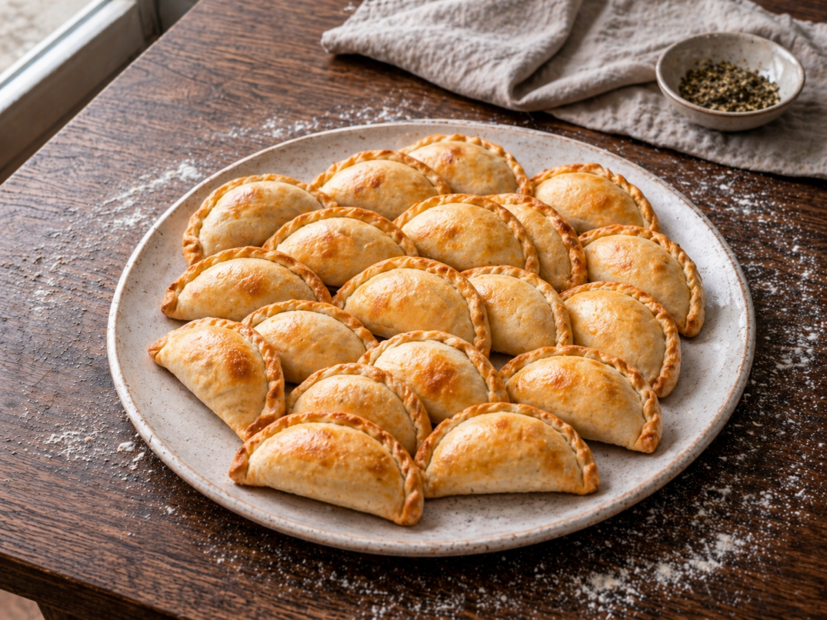 Discos de empanadas copetín para horno